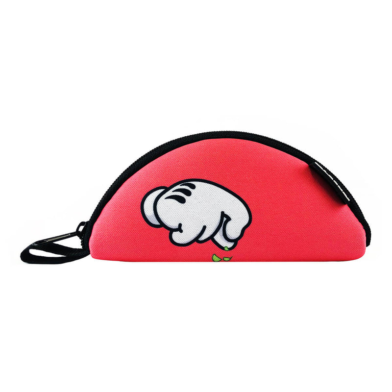 wPocket - Portable Mixing Tray | Pink Mickey | Bröselschale & Aufbewahrung für unterwegs